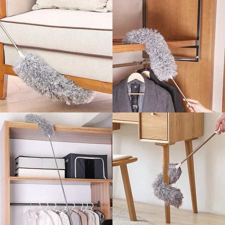 Skanto | Utvidbar vaskbar buet mikrofiber støvkost
