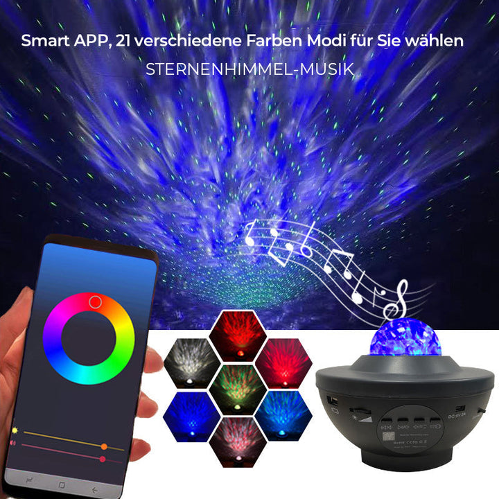 USB-Bluetooth-Musikk Stjerneprosjektor Lys | Skanto