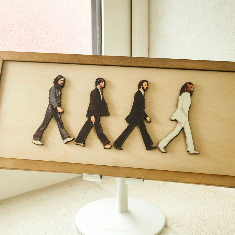 Skanto | The Beatles innrammet Abbey Road portrett