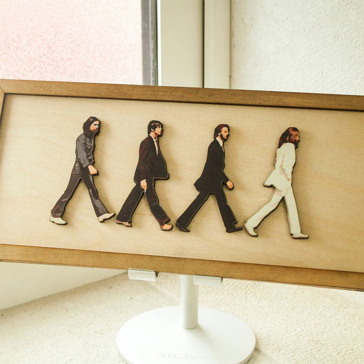 Skanto | The Beatles innrammet Abbey Road portrett