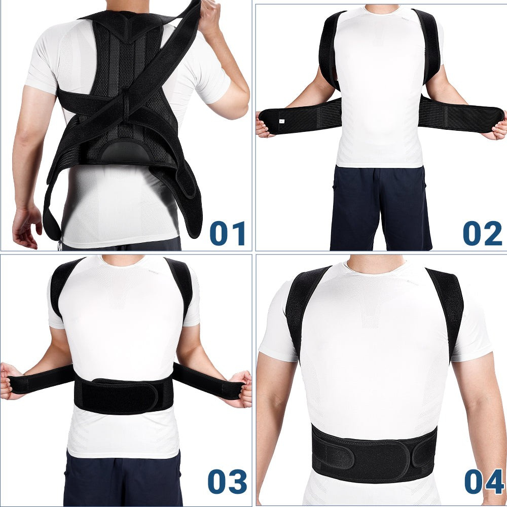 Skanto | Haltungs Korrigerende Ryggstøtte – Justerbart Lumbalstøtte Belte for Ryggsmerte Lindring & Ryggsøyle Justering | Unisex UK