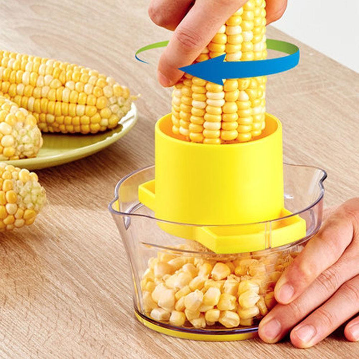 Cob Corn Stripper Med Innebygd Målebeger Og Rivejern | Skanto