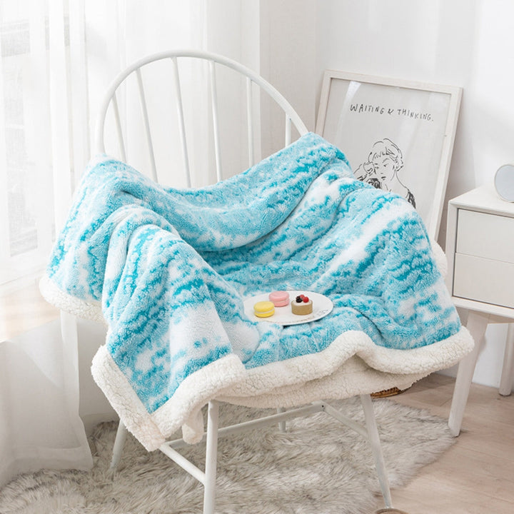 Seraphina Samt-Sherpa-Decke