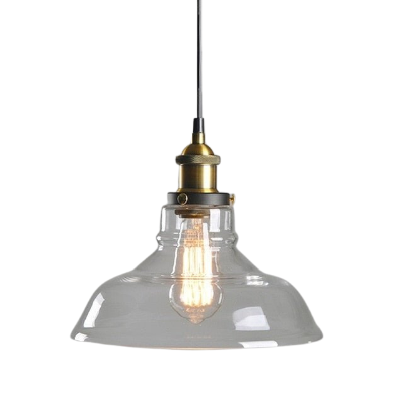 Skanto | GlassHaven – Elegant Industriell Pendellampe