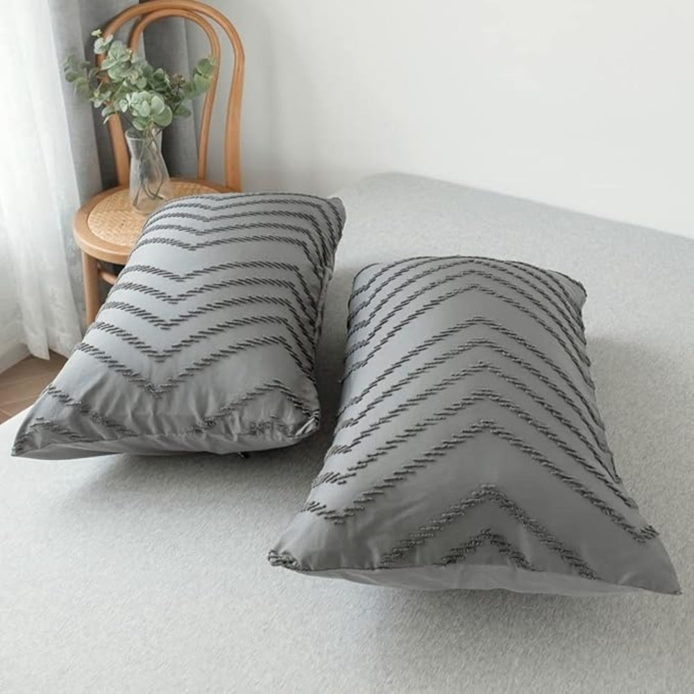 Skanto | Chevron Plysj Dynecover | 3pcs Sett