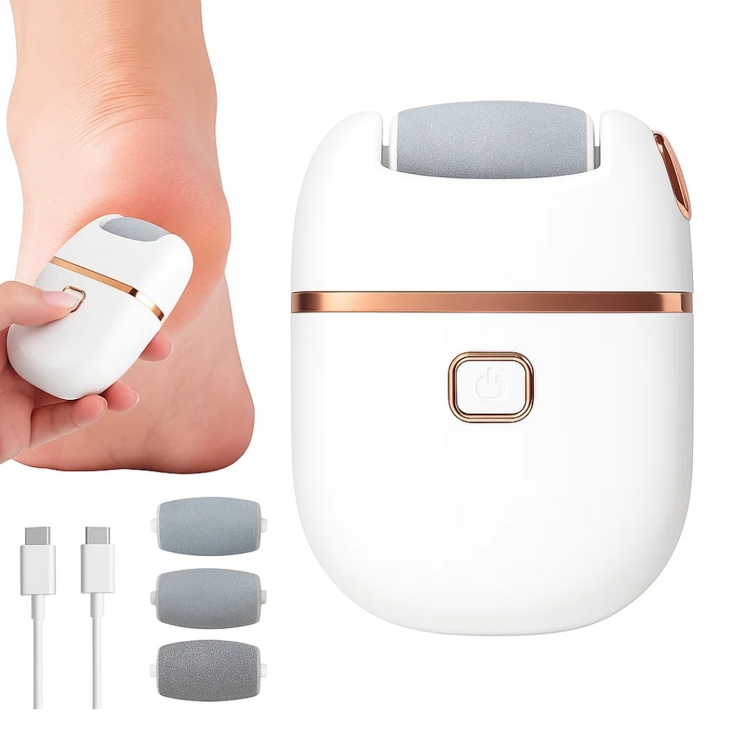 Callus Remover – Oppladbar trådløs – Leger sprukne hæler – Gjenoppretter myke, glatte føtter hjemme Skanto