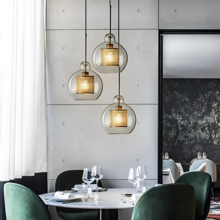 Skanto | Design Pendellampe Spisebord Laget av Glass
