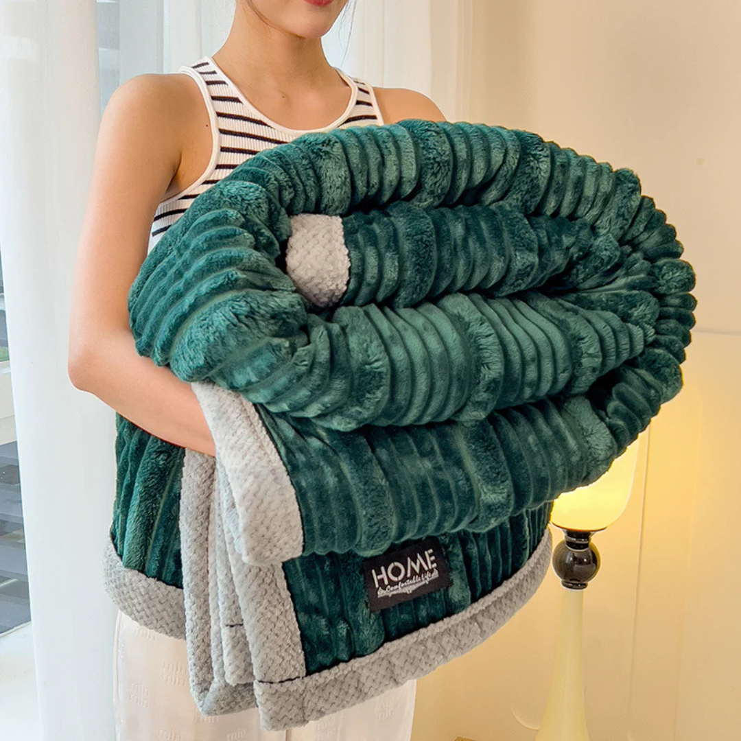 Skanto | Varm Plush Vinterteppe for Seng & Sofa