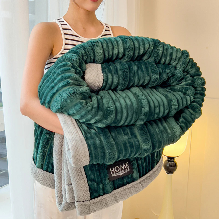 Skanto | Varm Plush Vinterteppe for Seng & Sofa