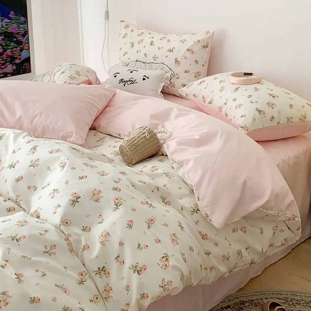 Skanto | Myk Floral Dyne Trekk for Elegant Soverom Dekor