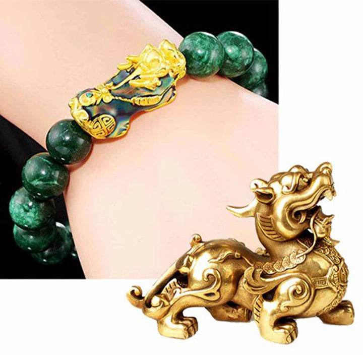 Skanto | Jade Pi Xiu Rikdom Magnet Armbånd