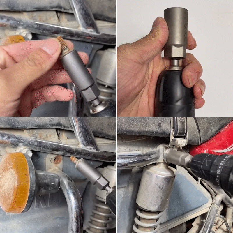 Skanto | Ekstra Dyp Hex Bit Socket Bolt Nut Driver Bit Sett