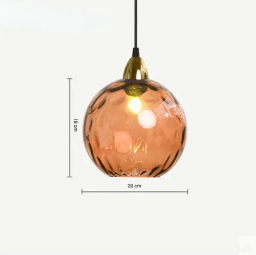 Glass Sphere Pendant Lamp - LumiSphere | Skanto