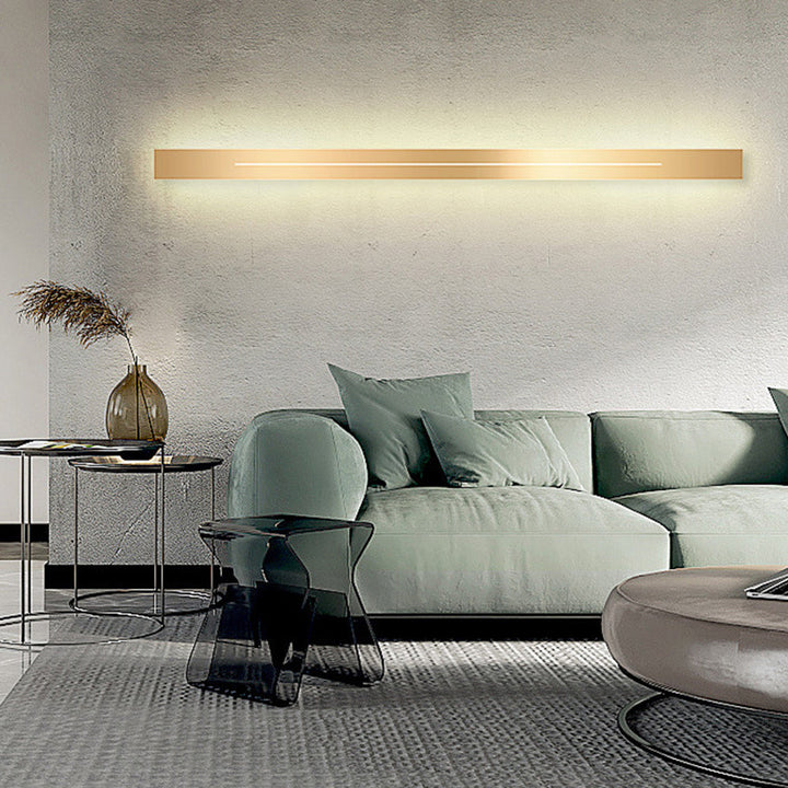 Moderne LED Vegglampe - LumièreGold | Skanto