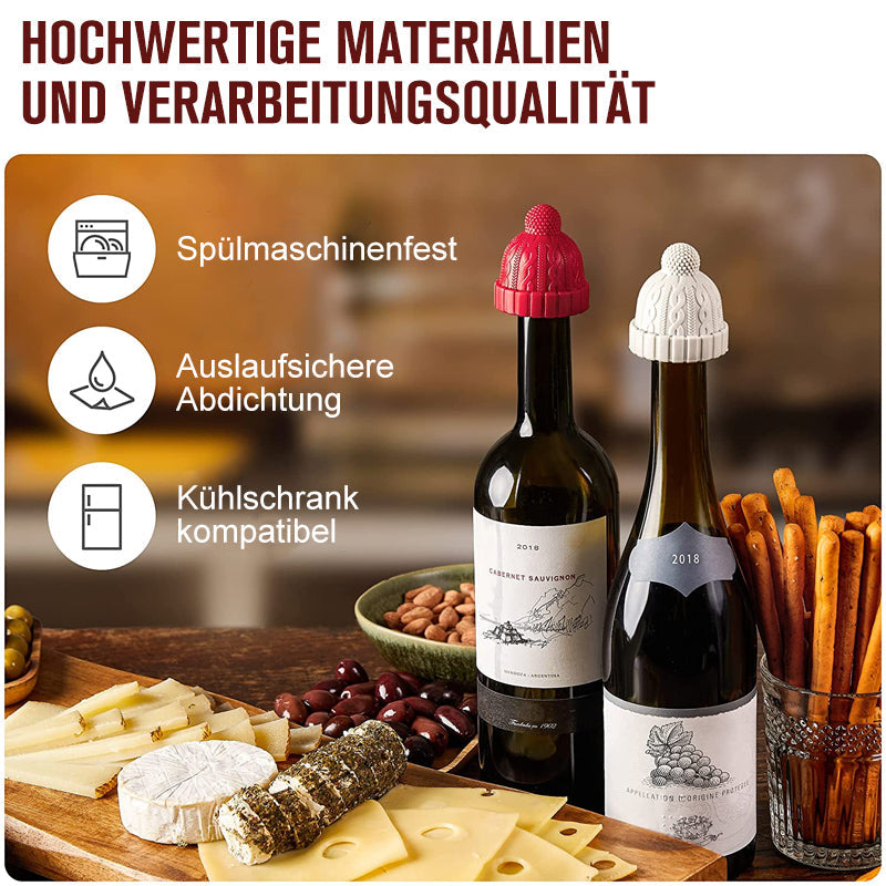Kreativ Hatt Silikon Vinflaskepropp | Skanto