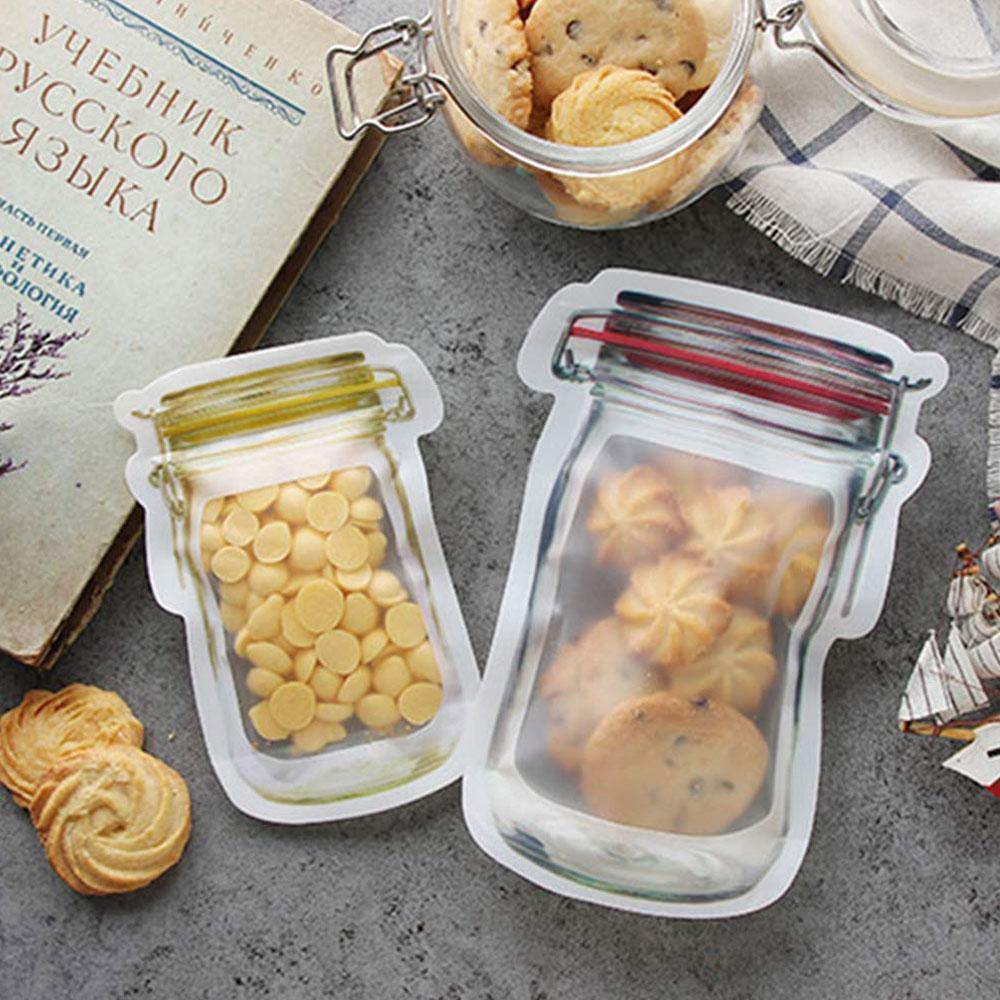 Skanto | Jar Zipper Bags, sett med 5