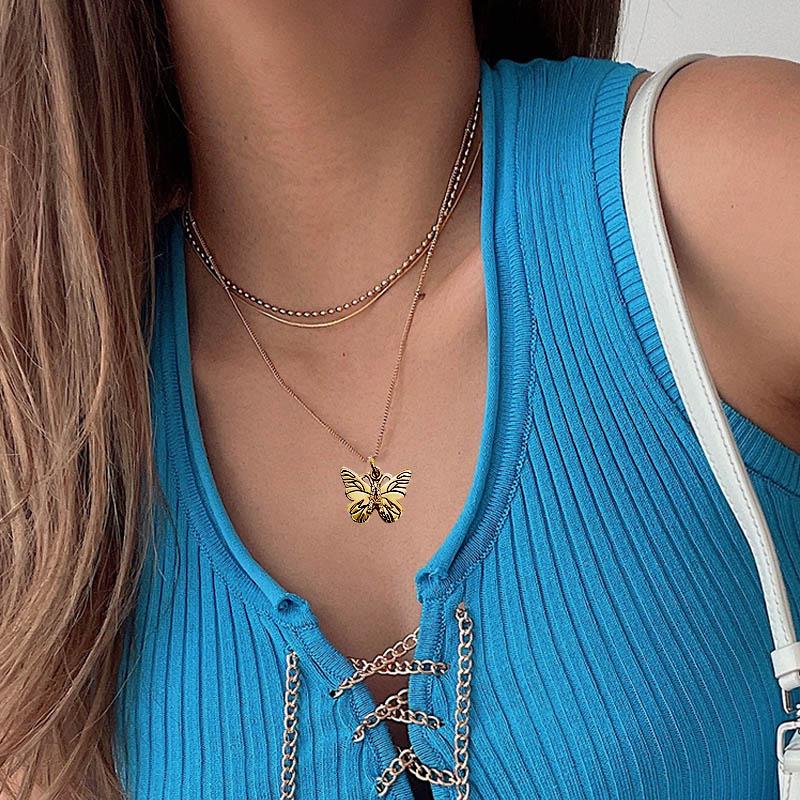 Skanto | Sommerfugl Initial "A" Smykke