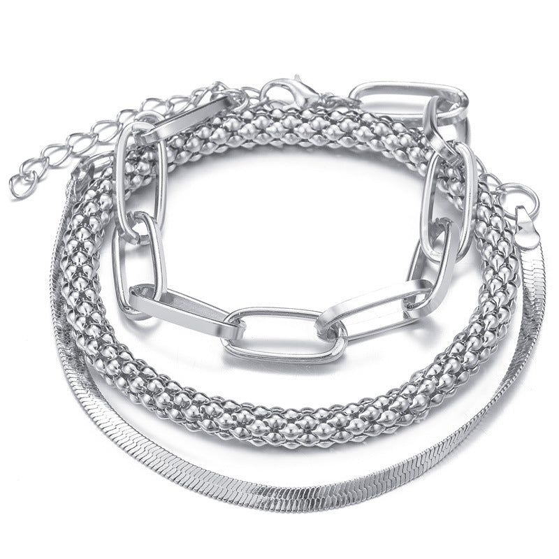 Skanto | 3 stk Chunky & Elegant Armbåndstabel