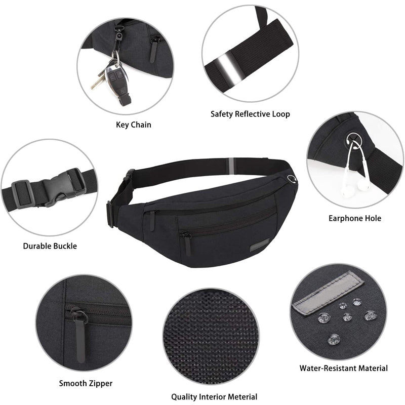 Skanto | Stor Crossbody Livremsekk Belt Bag