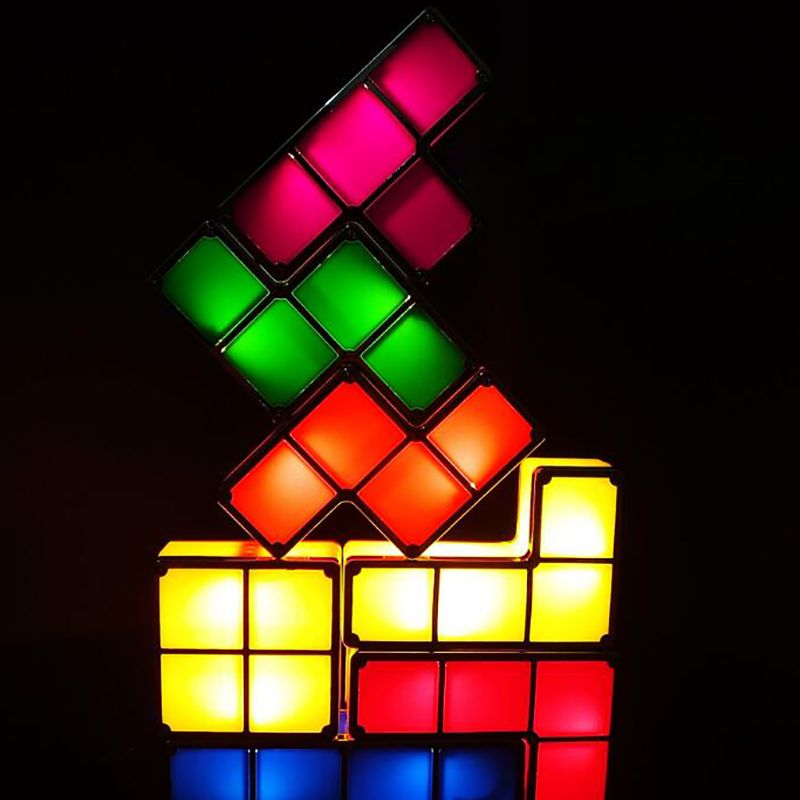 Modulær Tetris-lampe - LumiBlocks | Skanto