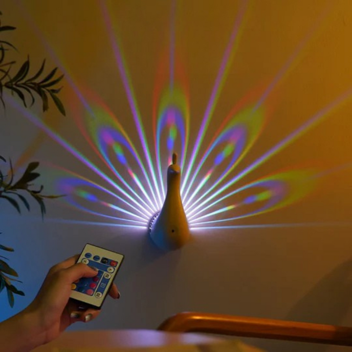 Dekorativ lampe med fjernkontroll og fargeeffekter Skanto