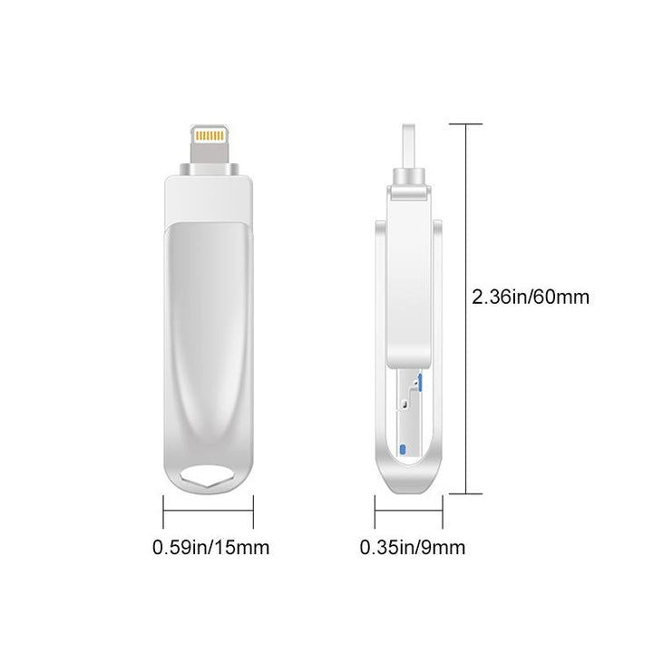 Skanto | 3-I-1 Mobil USB Minnepin