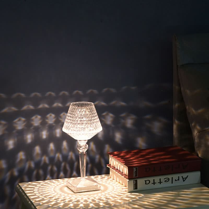 Skanto | Oppladbar Krystall Lampeskjerm Berørings LED Lampe