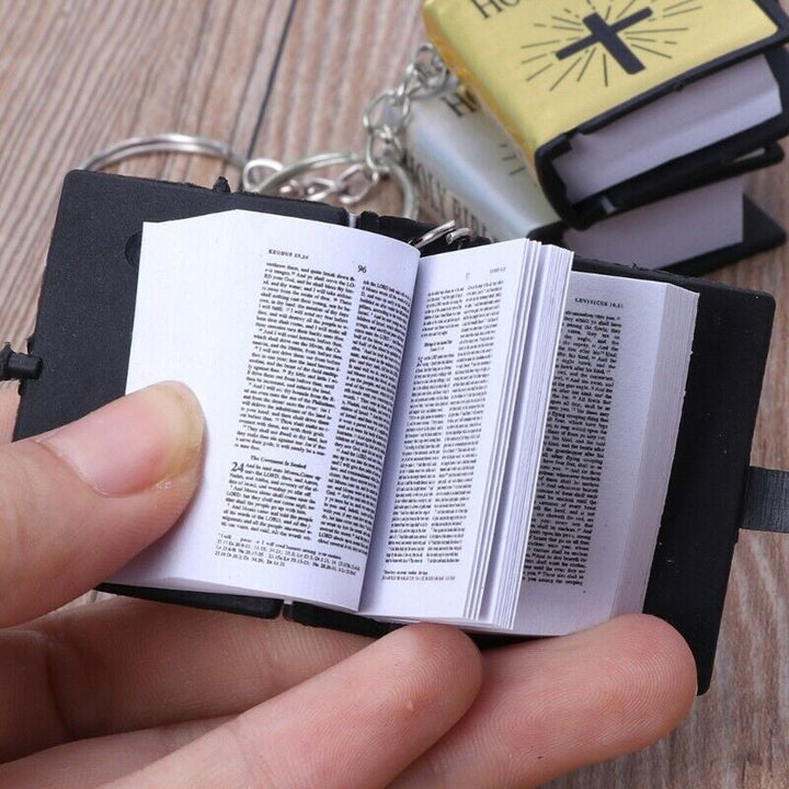 Skanto | Mini Bibel Kors Nøkkelring