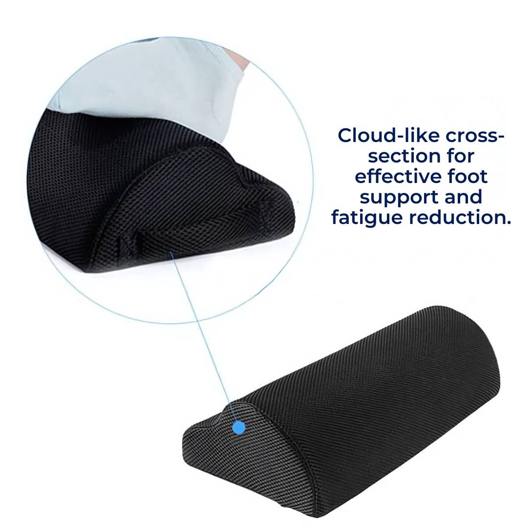 ErgoLift Comfort Fotstøttepute | Ergonomisk Støtte - Forbedret Sirkulasjon - Lindre Ryggen - Forbedret Holdning - hjemme eller på kontoret Skanto