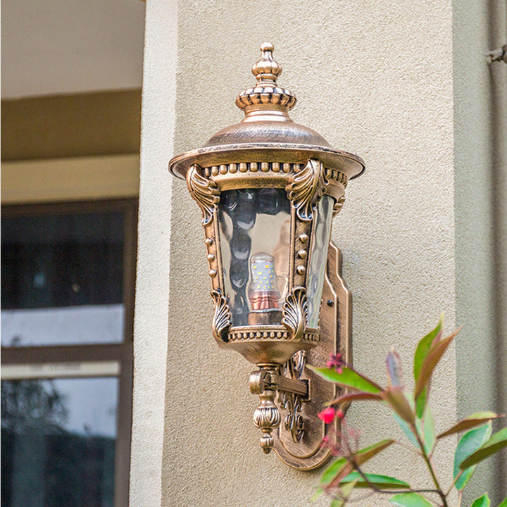 Skanto | Utendørs Vintage Glass Vegg Lantern Lys