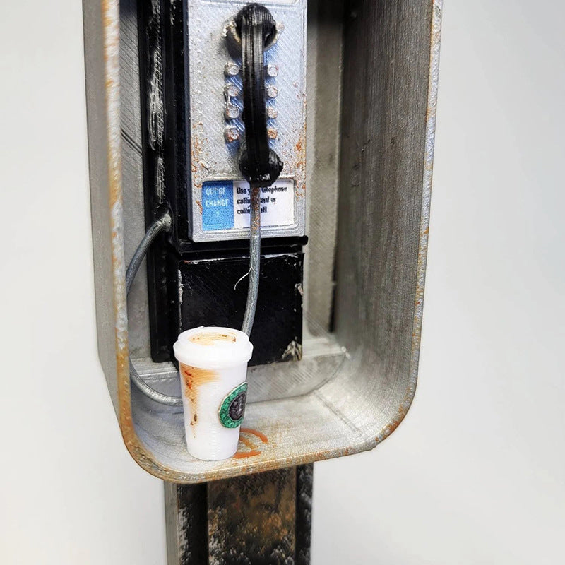 Skanto | Miniature Amerikansk Betaltelefon Ornament