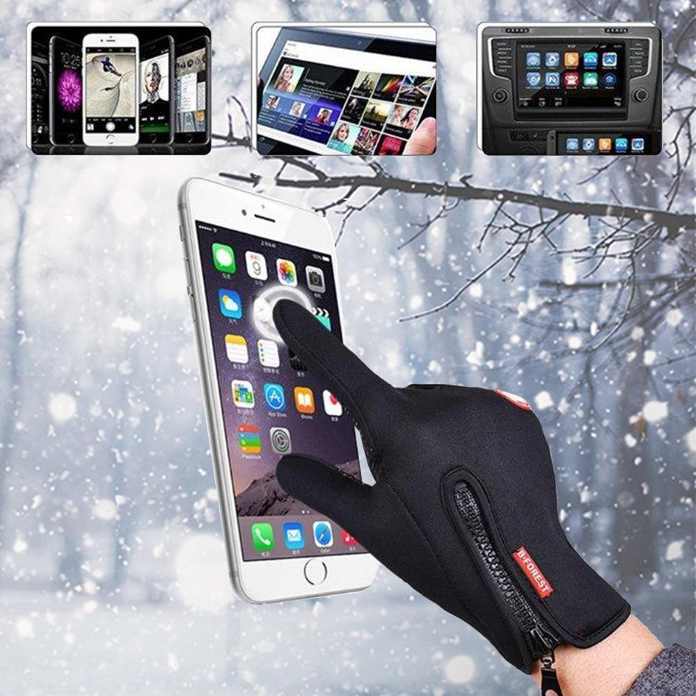Høy kvalitet, varm, vind og vanntette touchscreen-hansker, unisex