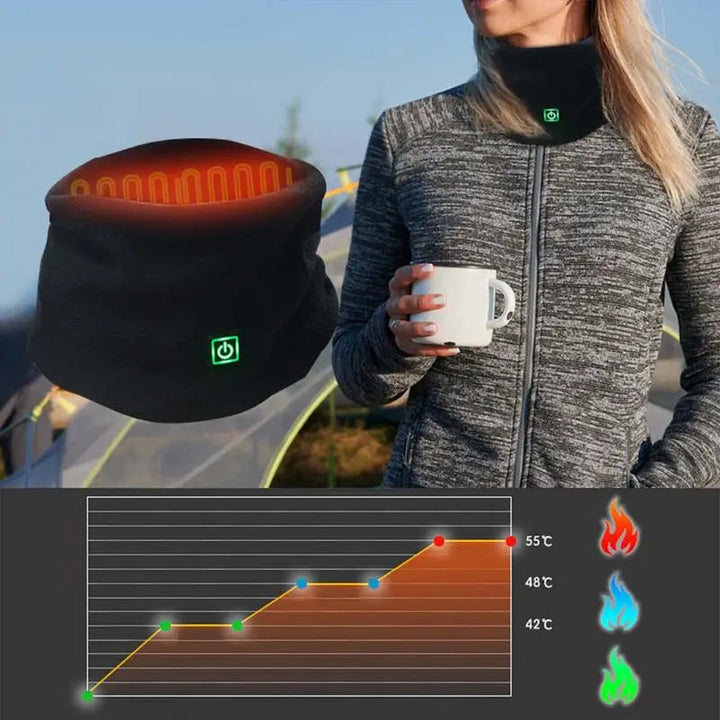 Skanto | USB Oppvarmet Skjerf med Justerbar Temperatur