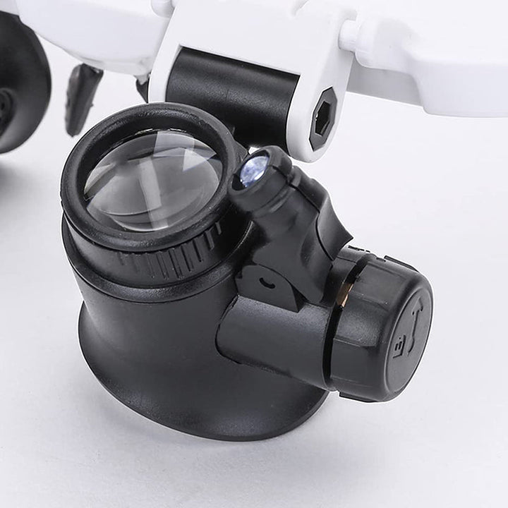 Skanto | Forstørrelsesglass med LED-lamper for doble øyne