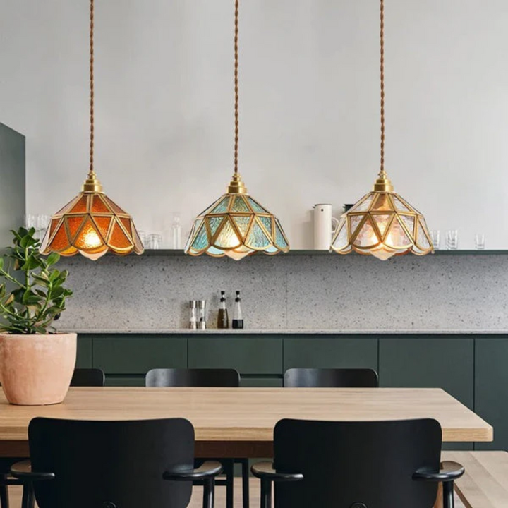 Skanto | Design Pendellampe Farget Glass