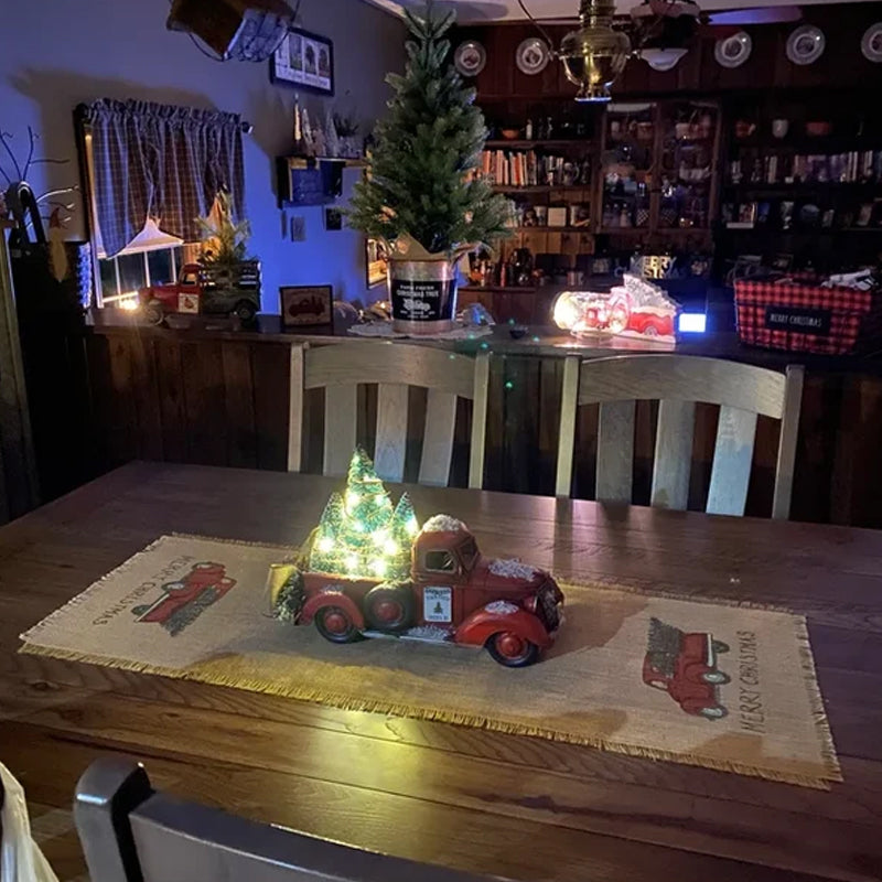 Skanto | Rød gårdsbil julepynt