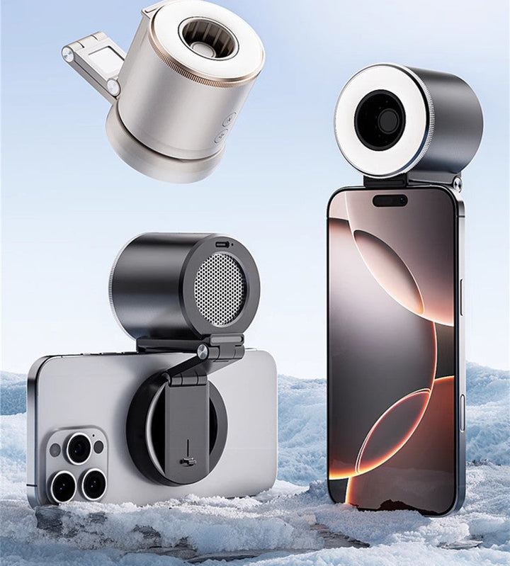 500mAh Magnetisk Sammenleggbar Telefonstativ Vifte | Skanto