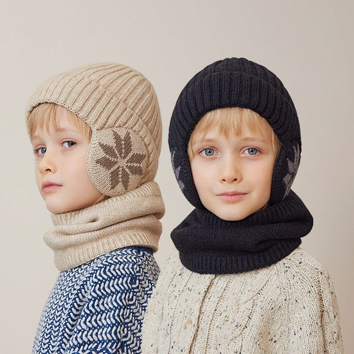 Skanto | Vinter Beanie Hatt Skjerf Sett Varme Strikket Hatt