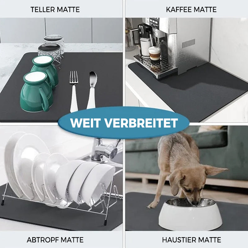 Super absorberende tørkematte for kjøkkenet | Skanto