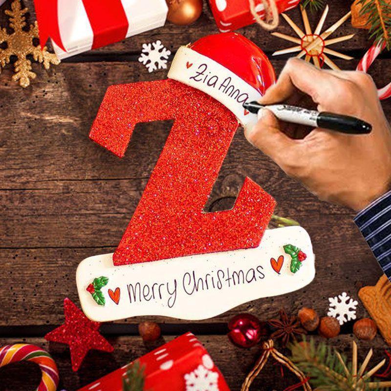 Skanto | Personlige jule 24 bokstaver ornamenter