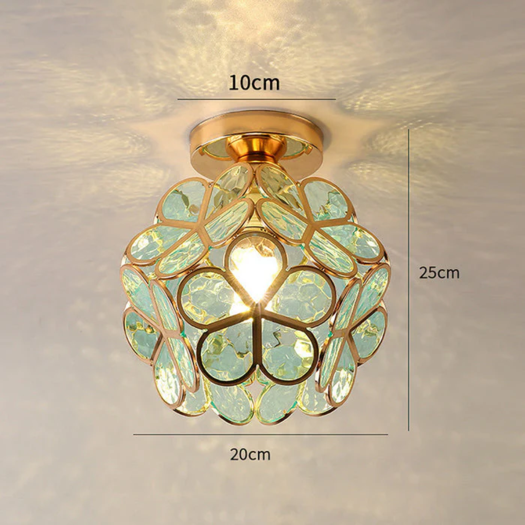 Skanto | Luksus Glass Blomst Taklampe