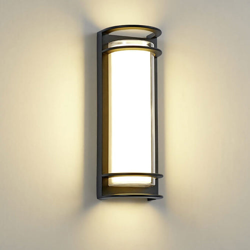 Modern utendørs søyle vanntett LED hagevegglampe | Skanto