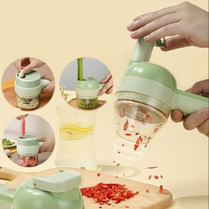 4-i-1 Turbo Kitchen Rocket — Revolusjoner ditt kjøkken og nyt lynrask frihet fra hakkestress! | Skanto