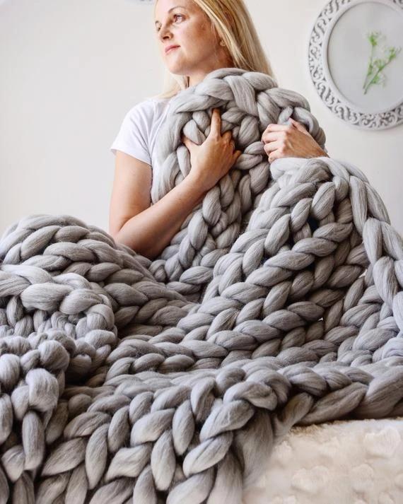 Skanto | Chunky Strikket Teppet
