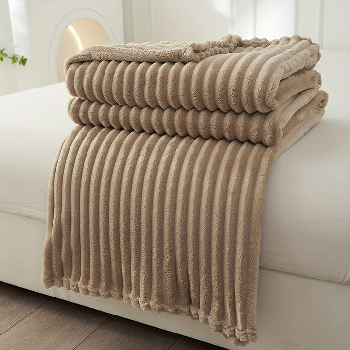 Skanto | Soft Plush Blanket with Rib Pattern
