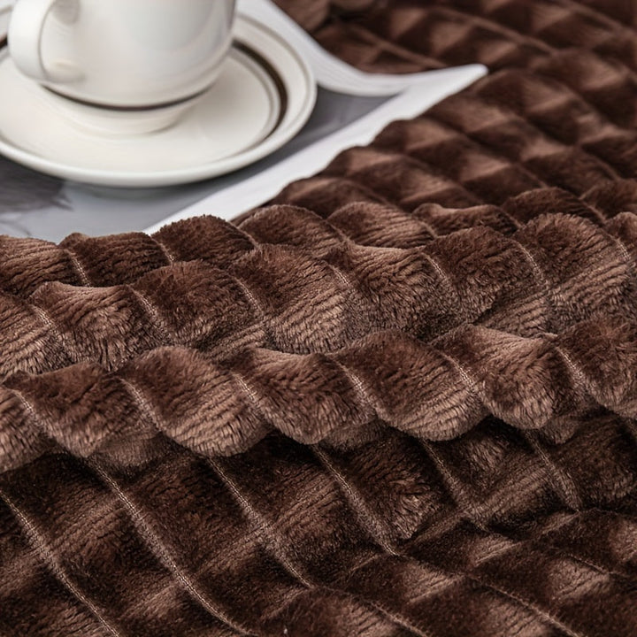 FlannelLuxe – Mykt Fleece Teppe for Comfort Skanto