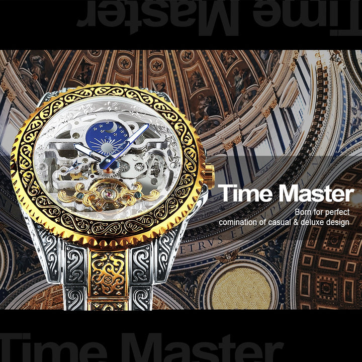 Skanto | Vintage Moon Automatisk Tourbillon Klokke