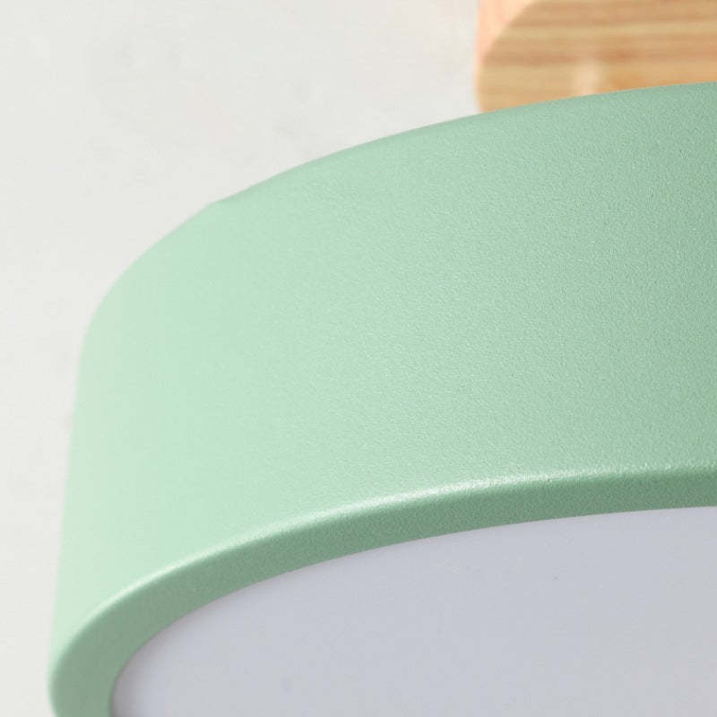 Moderne LED taklampe laget av tre – Quinn taklampe for stue, gang, soverom og spisestue | Skanto