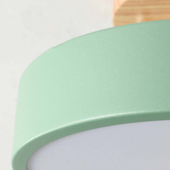 Moderne LED taklampe laget av tre – Quinn taklampe for stue, gang, soverom og spisestue | Skanto