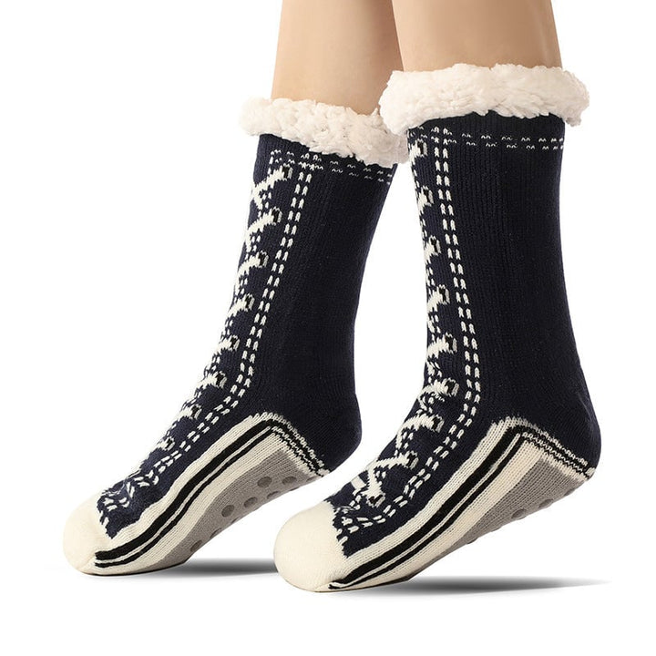 Skanto | Ultra-tykke Cashmere Slipper Hjem Sokker
